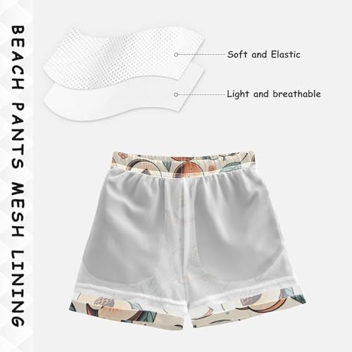 susiyo Boys Swim Trunks Peach Fruit Toddler Swim Shorts Quick Dry Beach Board Shorts Little Boy Bathing Suits Swimwear4