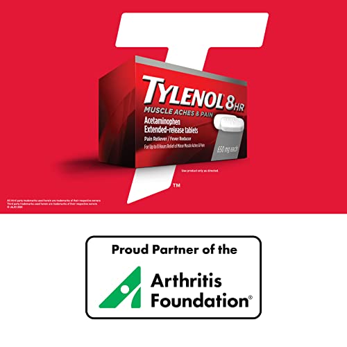 Tylenol 8 Hour Muscle Aches & Pain Acetaminophen Tablets for Muscle