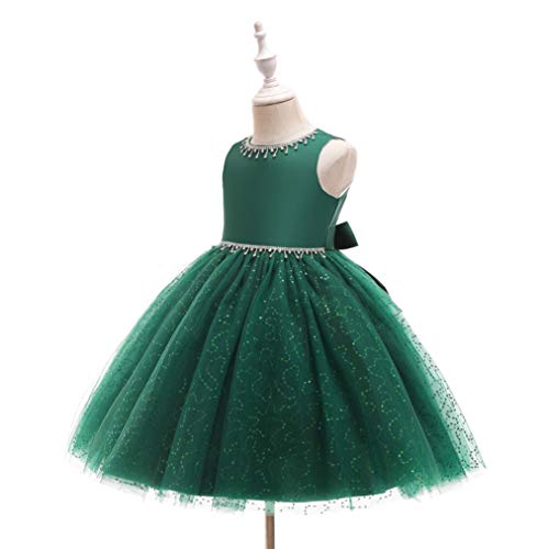 Weileenice Flower Girl Vintage Dress Kids Sparkly Rhinestone Tulle Formal Photo Shoot Wedding Party Prom Dresses3