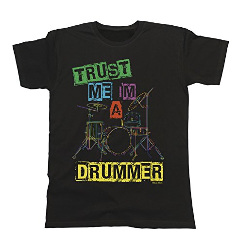 Photo de Trust Me I`m A Drummer - Mens Or Womens Organic Cotton Musicician T-Shirt