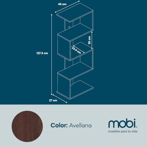 Libreros Y Estantes, Home Improvement librero rustico Marca Mobi Muebles para tu Vida (2)