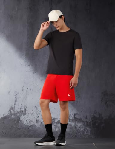 Image of Puma Men's Team Rise Knitted Regular Fit Hybrid Shorts