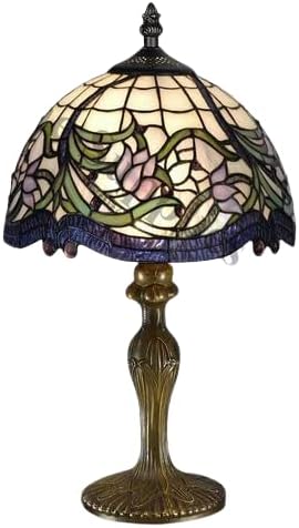 Home Supplies Elegant Floral Tiffany Lamps, Stained Glass Handmade Tiffany Vintage Bedside Table Lamps for Living Room, Bedroom, and Lounge (8 inches) Home Supplies Elegant Floral Tiffany Lamps, Stained Glass Handmade Tiffany Vintage Bedside Table Lamps for Living Room, Bedroom, and Lounge (8 inches)