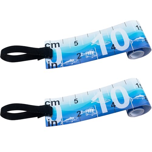 Foldable Fishing Tape Measure Portable Waterproof Fishing Length Ruler Fish Measurement Tool for Boats Coolers Kayaks Saltwater Freshwater 35inch