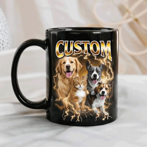 Taza personalizada para perros con foto miniatura 1