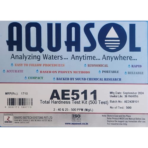 Image of Aquasol AE511 Total Hardness Test Kit