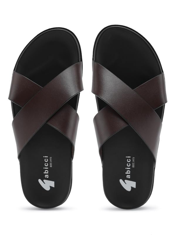 Image of Gabicci Mens Fisherman Sandal, Hook And Loop Leather, Casual Sandal,EVA Sole, Flat Heel,Maxima