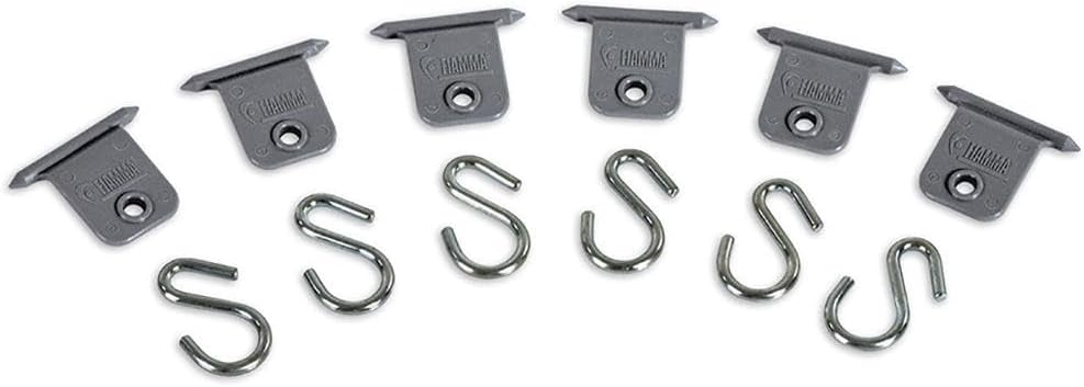98655-743 Kit Awning Hangers Canopy S Hook Set of 6 for Motorhome Caravan