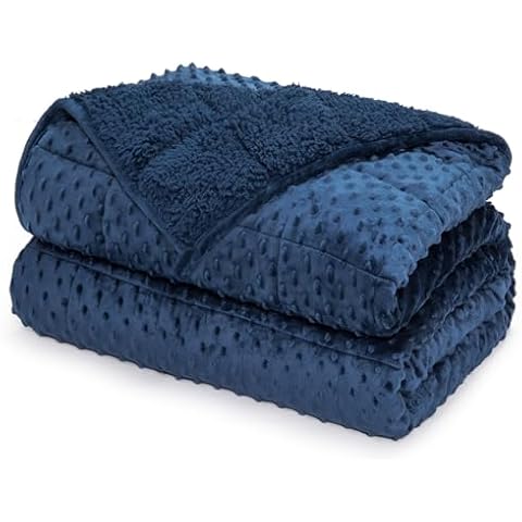 UINIU Sherpa Fleece Weighted Blanket Cover