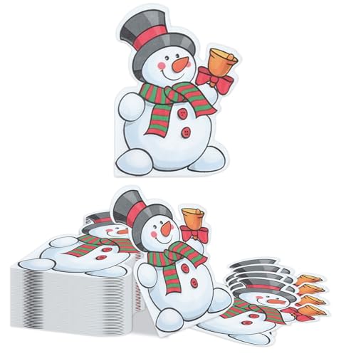 Kotkiddy 40 STK Schneemann Servietten Weihnachtsglocke 2 Lagig Einweg...