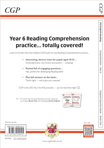 New KS2 English Targeted Question Book: Year 6 Reading Comprehension - Book 1 (with Answers)