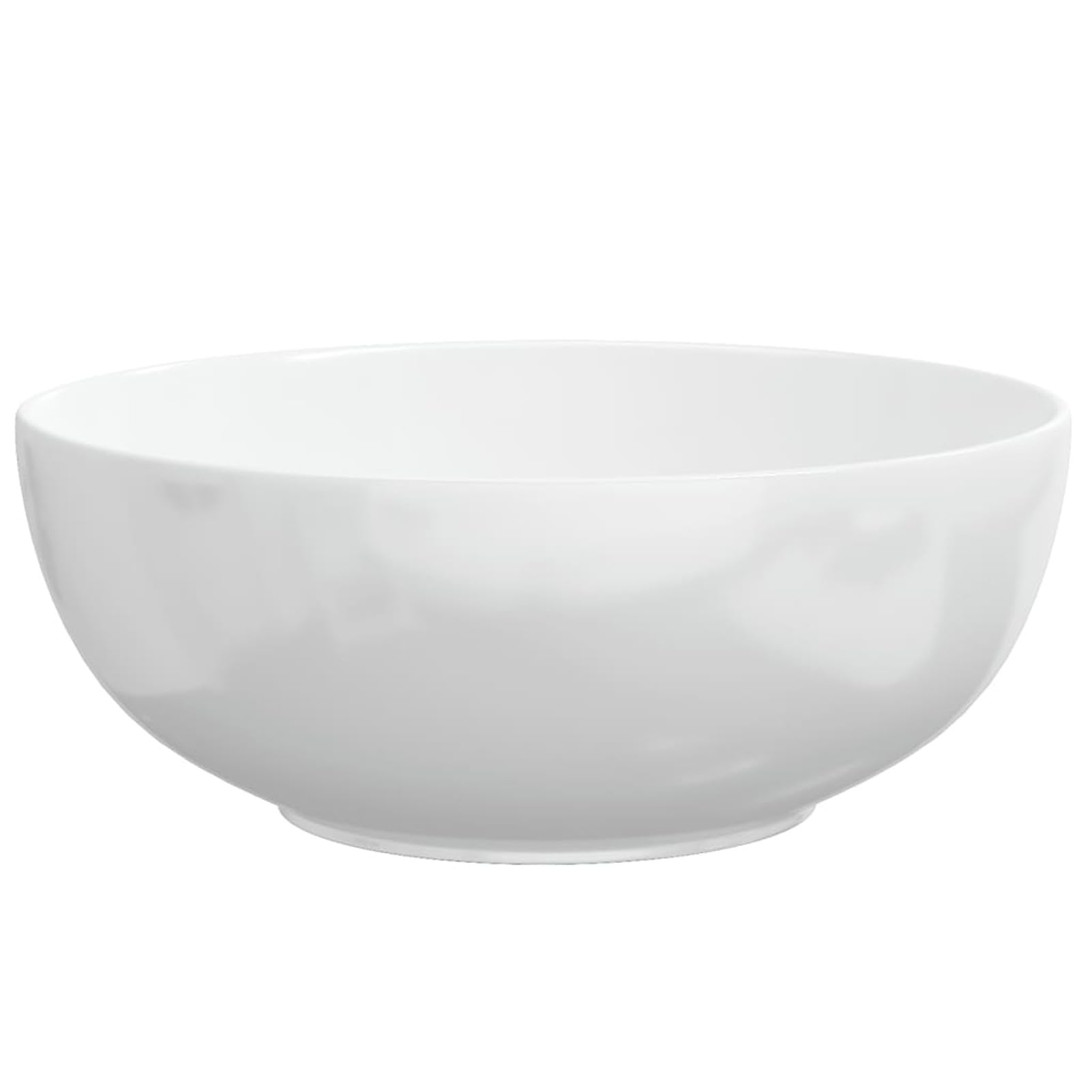 Lavabo Redondo cerámica Blanco 44x17 cm Encimera BañO Lavabo Suspendido