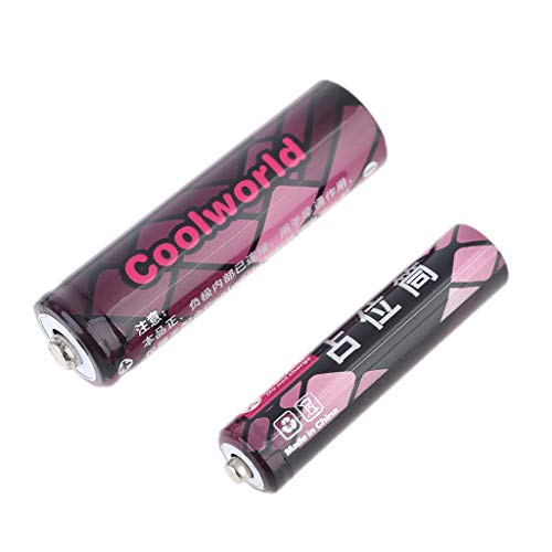 Universele 1Pc Geen Power 14500 AA AAA 10440 Grootte Dummy Nep Batterij Shell Tijdelijke aanduiding Cilinder Dirigent… - Afbeelding 4