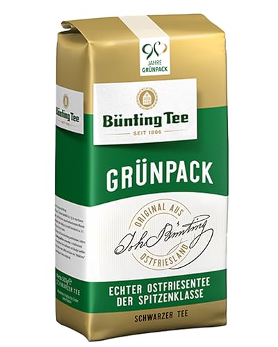 Bünting Tee Grünpack Echter Ostfriesentee loser Schwarztee 500g