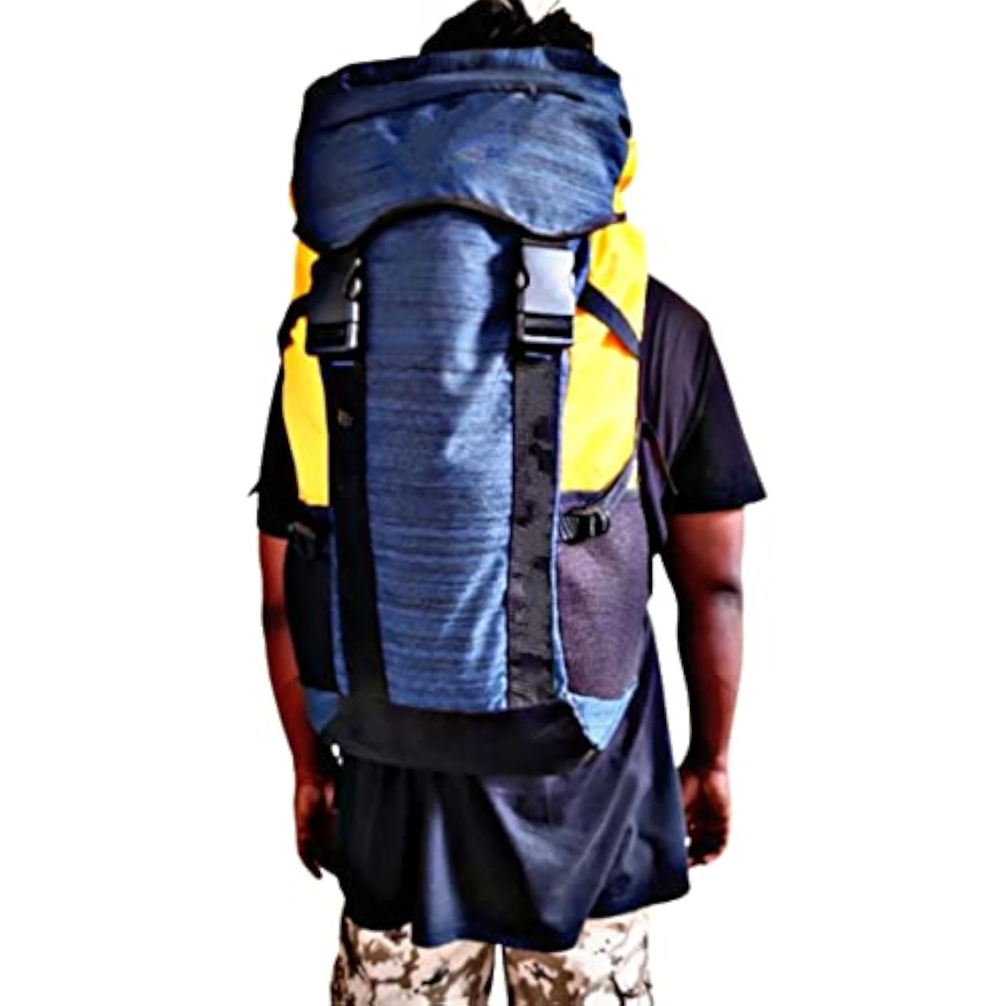 Street Studio Trekking Blue and Yellow Backpack, 55L