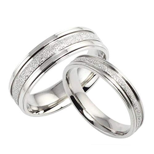 Bague couple alliance acier inoxydable pour célébrer votre amour au quotidien