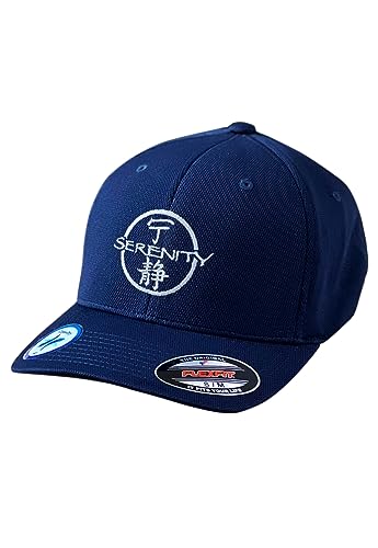 Serenity Firefly Logo Embroidered Adult Cool & Dry Sport Cap Hat (as1 Alpha s m Navy)