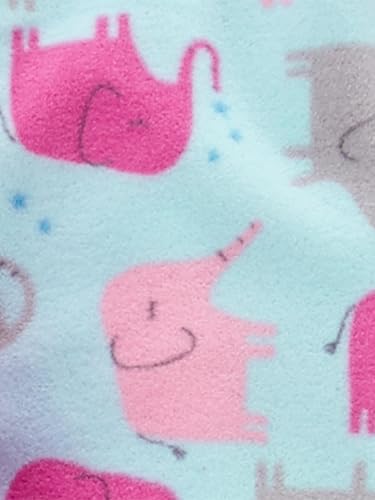 Simple Joys by Carter's Pijama com pés de lã resistente a chamas para crianças e bebês meninas, pac