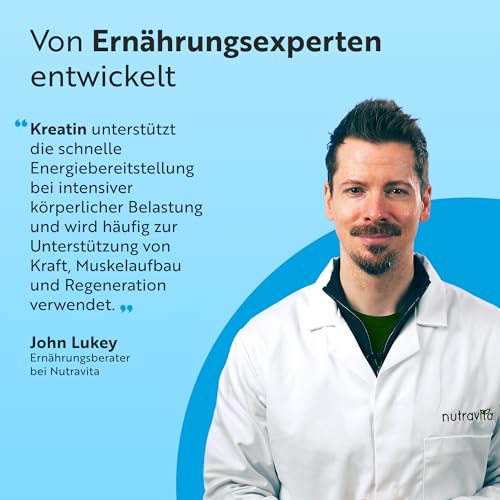 Nutravita Creatin Monohydrat 3000mg - 300 Kreatin Tabletten - 100 Tage – Ansicht 6