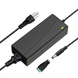 12V 4A Power Supply, LONGSING Power Supply Adapter, AC DC Converter 100-240V to 12 Volt 4 Amp Transformer 5.5x2.1mm Plug for LED Strip Light DVR NVR Security Cameras System CCTV Accessories