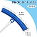 DC,CLISENCE 6pcs Car Tire Changing Rim Protector, 15cm/5.9inch Auto Tire Changer Guard Edge Saver Tool, Wheel Removal Rim Protective Cover Car Accessories for Motorcycle Bicycle-Blue
