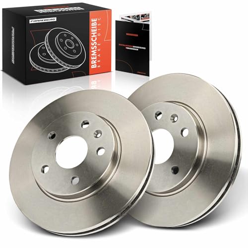 Frankberg 2 discos de freno delantero ventilados compatibles con Insignia A G09 1.4L-2.0L 2008-2017 9-5 YS3G 1.6L-2.8L 2010-2012 Malibu V300 2.0L 2.4L 2012-2015 Replace# 56 9063