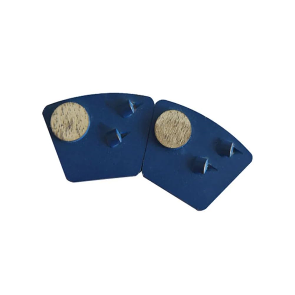 Grinding Disc for PCD03 Two Quarter Metal Grinding Disc for Epoxy Diamond Tools Premium Trapezoid Grinding Shoes with Round Segment (36# SCA-kin Blank PCD (12PCS))