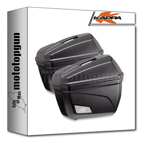 kappa valigie laterali k22n 22 lt + portavaligie laterale monokey compatibile con honda xl 600 v transalp 1997 1998 1999 mototopgun