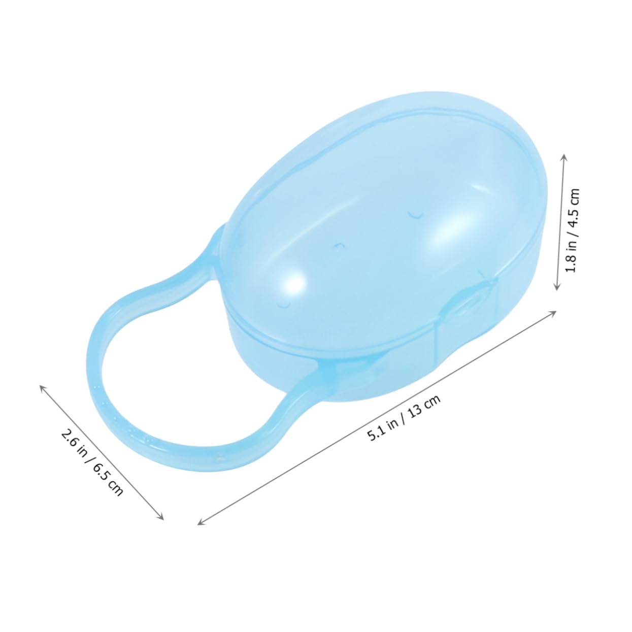 MERRYHAPY Pacifier Storage Box 4 Pack Compact for Home Travel Pp Material Pacifier Holder Case Color