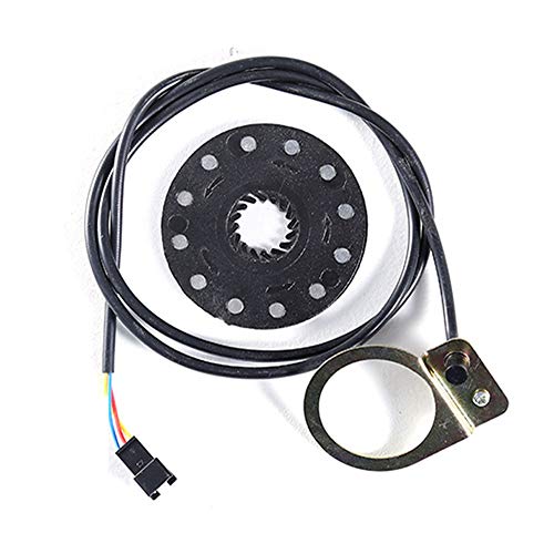 XINDAN Steel Durable Electric Bicycle Pedal Assist Ebike 5/8/12 Magnets Assistant Sensors PAS System Speed Sensor Bike Modified Parts(12 Magnets-35cm)