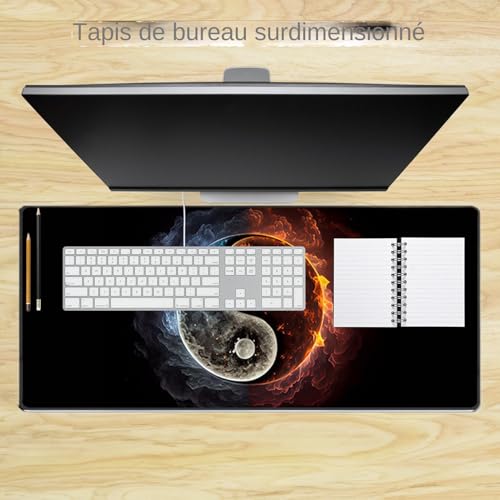 Tapis de souris de bureau très grande taille design élégant