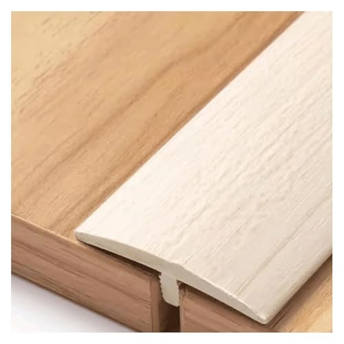 Bande de transition autocollante en PVC - Forme en T - Pour une bordure de sol sans couture