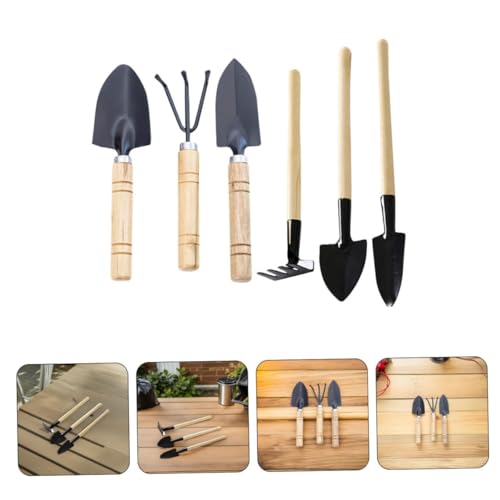 Toyvian 9piezas Kit para Jardinería con Pala De Jardinería Herramienta Manual para Suculentas y Huerto para Trasplantar Deshierbar y Mantener Plantas De Interior - imagen 9