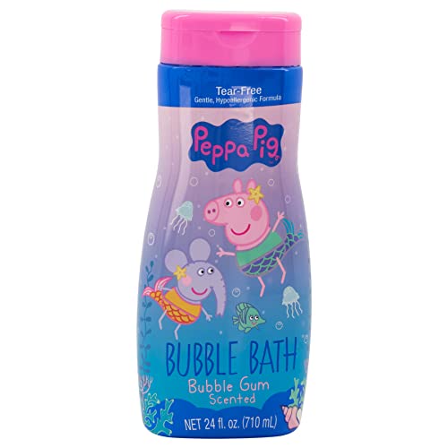Image of Peppa Pig Bubble Bath 24 Ounce Bubble Gum
