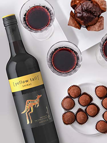 Yellow Tail Shiraz – Halbtrockener, aromatischer Rotwein aus Australien (6 x 0.75l)