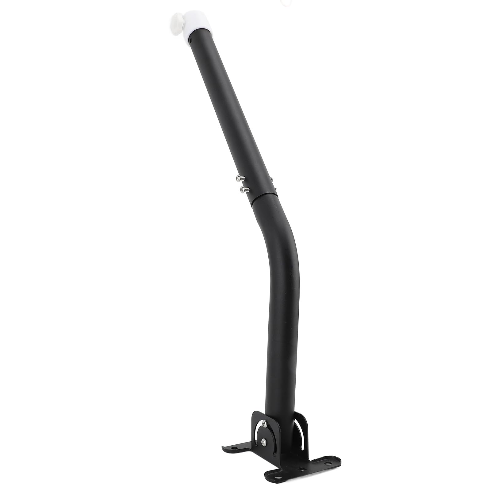 Kit de pour Support de sur Poteau en J Réglable pour Antenne avec Conception Réversible, Support de Toit Internet par Satellite pour Mur,