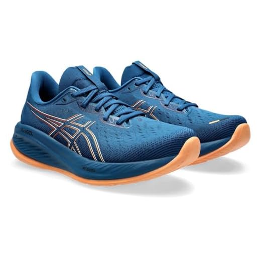 Tênis Asics Gel-Cumulus 26 Masculino (Marinho e Laranja, BR, Adulto, Numérico, 42)
