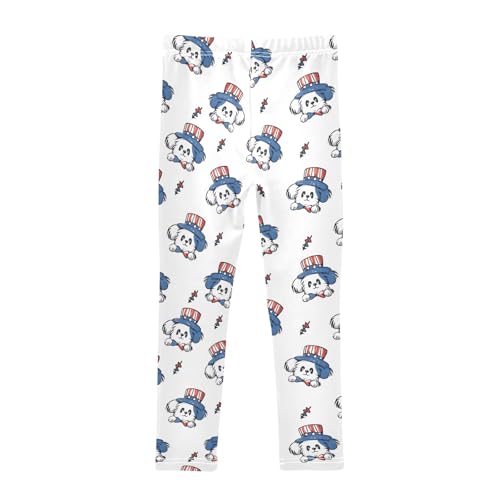 Dog USA Head Girls Leggings Athletic Pants Tights Stretch Bottom2