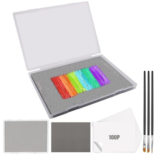 105P Stay Wet Palette for Acrylic Painting Kit, Larbeti Portable