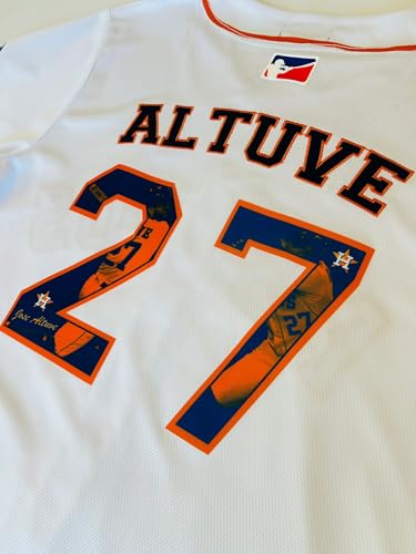 Baseball Jersey #27 | Altuve Jersey Fan Version | Youth & Adult Sizes, Short Sleeve Unisex miniatura 4