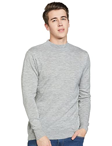 Amazon Brand - Symbol Men's Acrylic LS Round Neck Sweater Pullove...