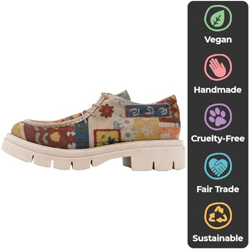 Image of DOGO Penny Loafers for Women - Handmade and Vegan Leather Platform Loafers for Women