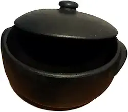 Panela de Barro Capixaba P, M e G (1 Litro, 2 Litros, 5 Litros) + 2 cumbucas panela de barro para Moqueca Capixaba