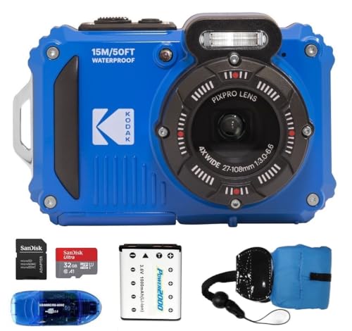 Amazon | KODAK PIXPRO WPZ2 防水デジタルカメラバンドル:SanDisk 32GB