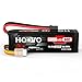 HOOVO 4S 14.8V 6000mAh 60C LiPo Battery Pack with Traxxas Connector with T and XT60 Plug for Heli Airplane Helicopter Quadcopter Drone