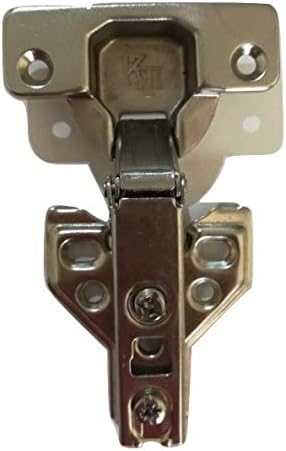KT Tape HINGES Straight (4 HOLE) With fish plate for Kitchen Cabinet Cupboard Wardrobe Door (2 PCS) full overlay