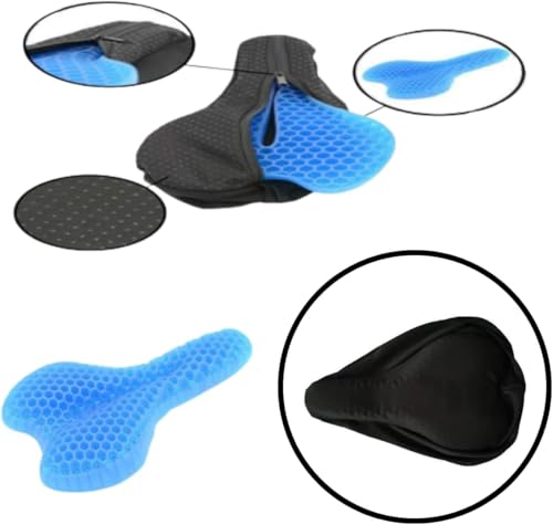 Capa para banco em Gel E Silicone Confortável para Bicicleta