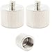 (2 PACK) AccessoryBasics Mic Microphone Stand 5/8"-27 Female to 1/4"-20 Male thread Camera / Tripod Screw Stud Adapter