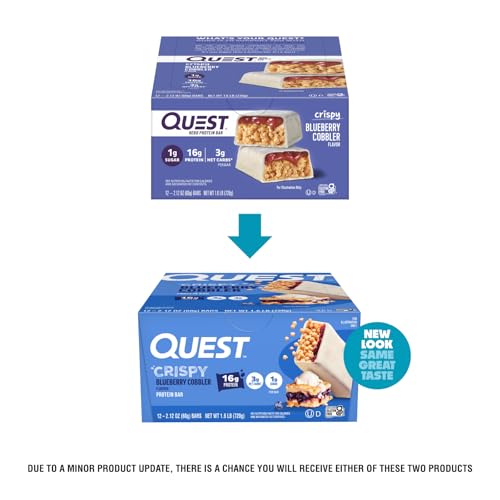Quest Nutrition Blueberry Cobbler Hero Bar, 12 Count