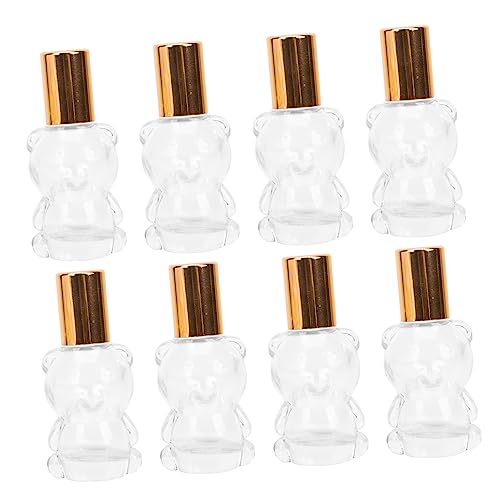 Beavorty 8Piezas Rodillo De Compacto y Transparente Para Perfume y Esenciales Reutilizables y Portátiles Para Cuidado